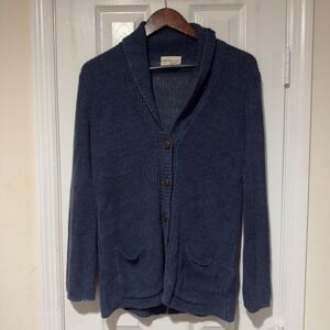 Denim & Supply Ralph Lauren Knit Button-Front Cardigan Blue Women's Size M